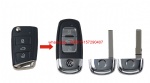 VW 3B MODIFIED KEY SHELL