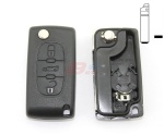 CITROEN 3B FLIP KEY SHELL WITH VA2 BLADE