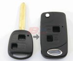 OLD TOYOTA 2B FLIP KEY SHELL