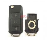 VW 3+1B FLIP KEY SHELL