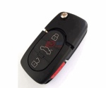 VW  3+1B FLIP KEY SHELL