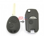 LAND ROVER DISCOVERY 2  FLIP  KEY SHELL