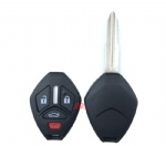 MITSUBISHI 3B+1 PANIC REMOTE KEY SHELL(RIGHT GROOVE)