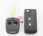 SUBARU MINI 2B FLIP KEY SHELL WITH OUTER GROOVE