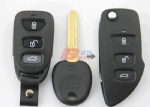 KIA CARENS 3B FLIP KEY SHELL(WITH BATTERY HOLDER)