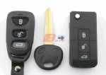 KIA MINI SORENTO 3B FLIP KEY SHELL WITH BATTERY HOLDER