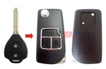 TOYOTA 2B MODIFIED FLIP KEY SHELL