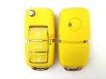 VW 3B COLORFUL KEY SHELL (LIGHT YELLOW)