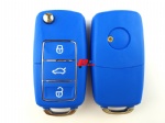 VW 3B COLORFUL KEY SHELL (BLUE)