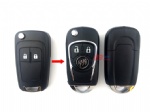 2016  BUICK NEW 2B MODIFIED FLIP KEY SHELL