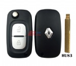 RENAULIT 2B KEY SHELL WITH HU83 BLADE